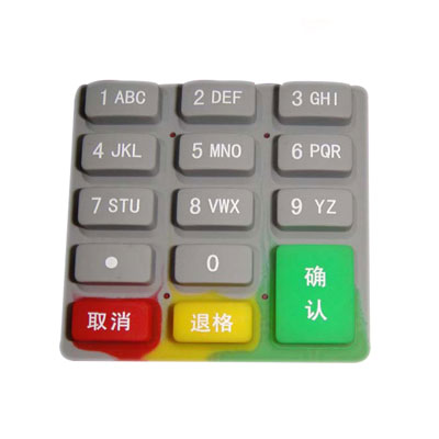 Hot selling silicone keyboard key panel injection molding maker